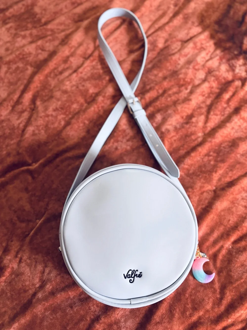 Valfre BUT… ALL I WANT IS EVERYTHING circle handbag RARE